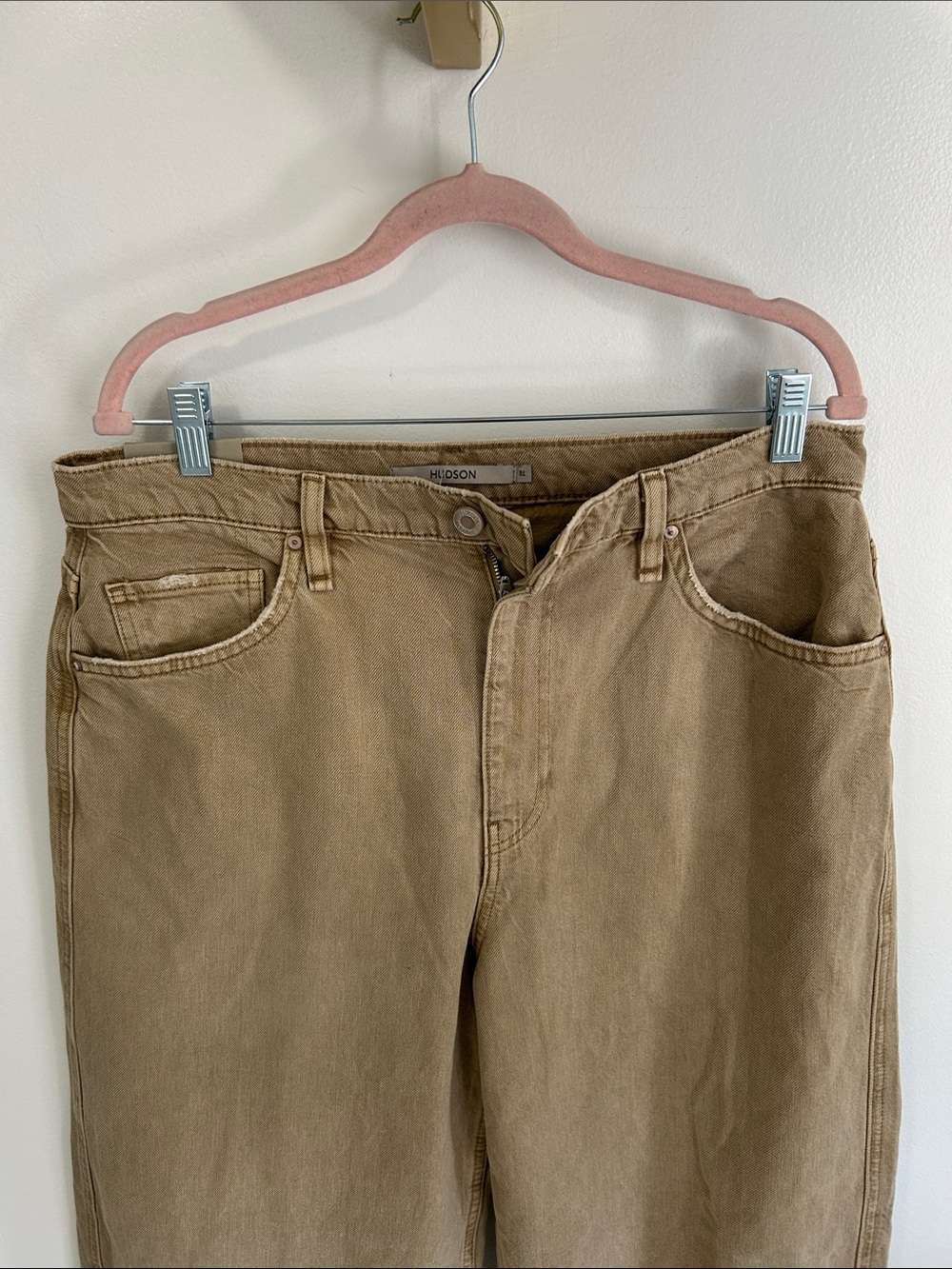 Hudson Bailey Relaxed Barrel Jeans Burnt Khaki - Picture 6 of 12